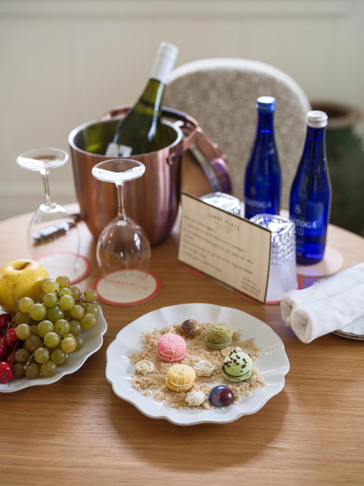 Fruit, Dessert, and Wine Platter