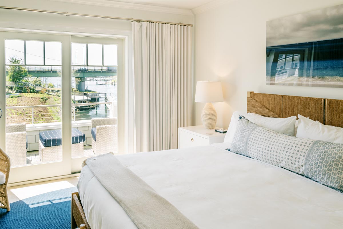 Bedroom with balcony